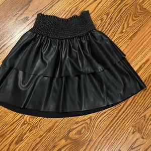 Whiteroom and Cactus polyurethane mini skirt